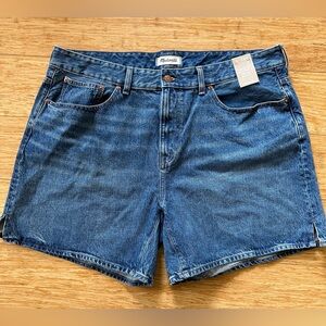 Madewell Relaxed Mid-Length Denim Shorts 14W